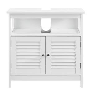 Badezimmerschrank Waterford 60x60x30 cm Weiß en.casa