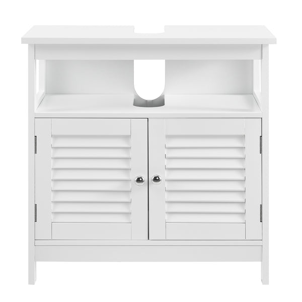 Badezimmerschrank Waterford 60x60x30 cm Weiß en.casa