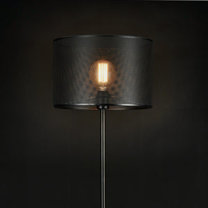 Stehleuchte Arensburg 153 cm Metall E27 60W Schwarz lux.pro