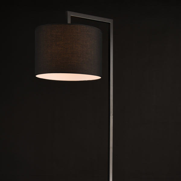 Stehleuchte Düsseldorf 161 cm E27 Max. 60W Schwarz lux.pro