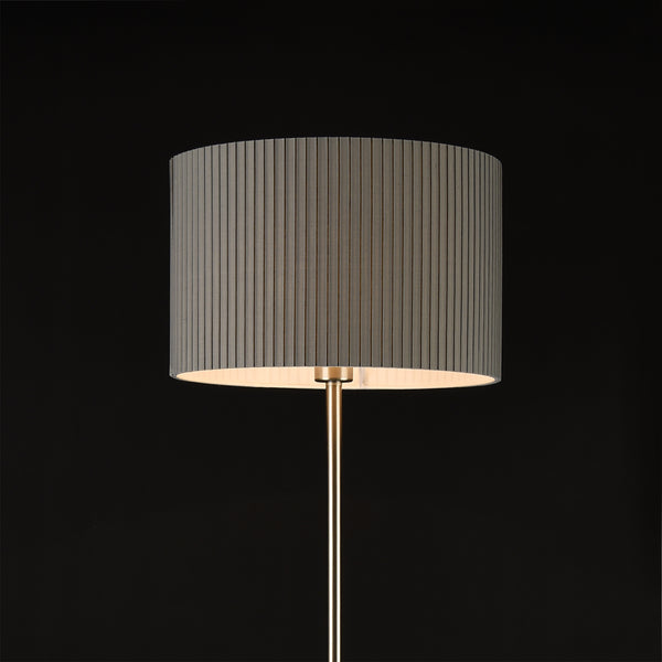 Stehleuchte Coimbra 151 cm 1xE27 Metall Grau lux.pro