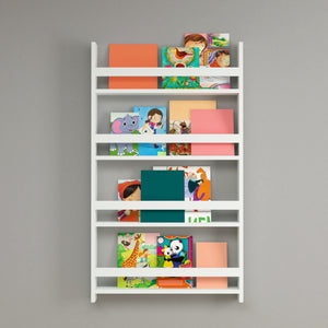 Kinderregal Sotenäs 120x74x10cm Weiß [en.casa]