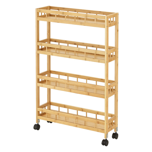 Rollwagen Pyhäjoki 96 x 60 x 18 cm Natur [en.casa]