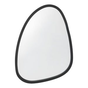 Wandspiegel Grottole schwarz, matt 62x50cm [en.casa]