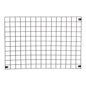 Wandgitter Sæby Metall 75 x 55 cm Schwarz [en.casa]