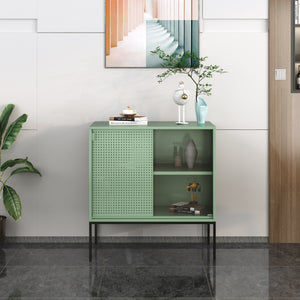Sideboard Eidsvoll 80x45x85cm Grün [en.casa]
