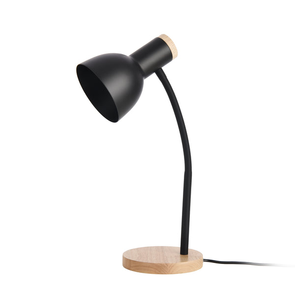 Tischleuchte Woodley Schwarz [lux.pro]