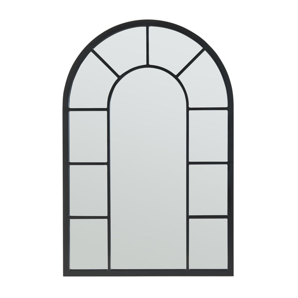 Wandspiegel Enonkoski 90x60 cm Schwarz [en.casa]
