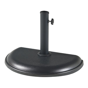 Sonnenschirmständer Bisenti Beton 45x29x4,5 cm Schwarz 10 kg [casa.pro]