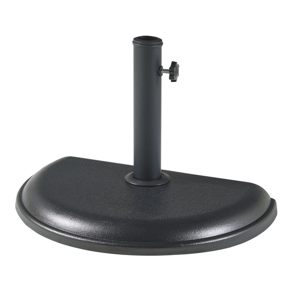 Sonnenschirmständer Bisenti Beton 45x29x4,5 cm Schwarz 10 kg [casa.pro]