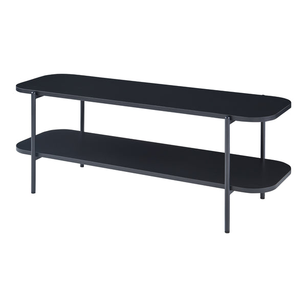 Fernsehtisch Samnanger 120x40x45 cm Schwarz [en.casa]