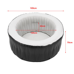 Aufblasbarer Whirlpool Carbone 165x70 cm [pro.tec]