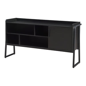 Fernsehschrank Storfjord 120x34x63 cm Schwarz [en.casa]