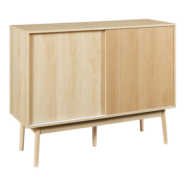 Sideboard Landskrona 115x40x90 cm Eichenoptik [en.casa]
