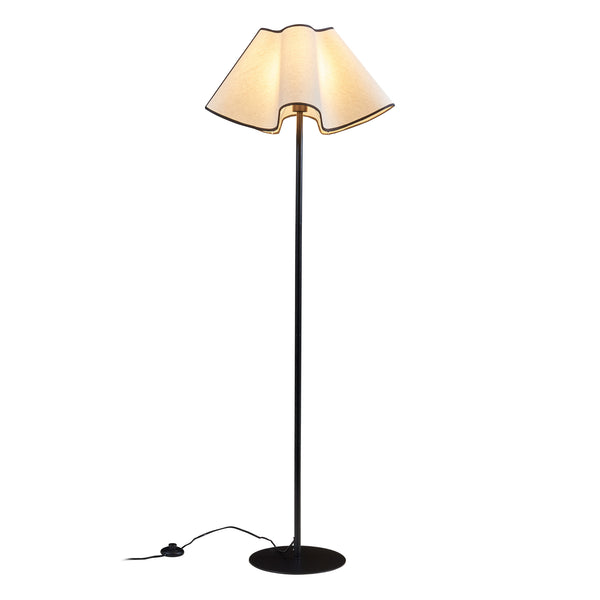 Stehleuchte Ashton 153cm Schwarz/Weiß [lux.pro]