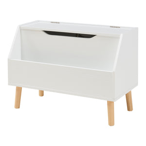 Spielzeugkiste Aavanrar 60x30x43 cm Weiß [en.casa]