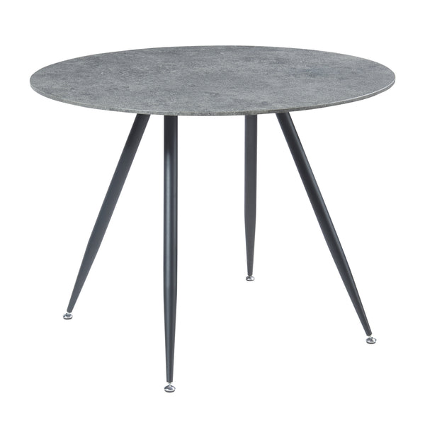 Essgruppe Fitjar 5-teilig Betonoptik / Hellbraun [en.casa]