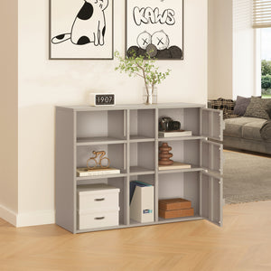 Aktenschrank Kliri Stahl 100x32x81 cm Kamelfarben [en.casa]