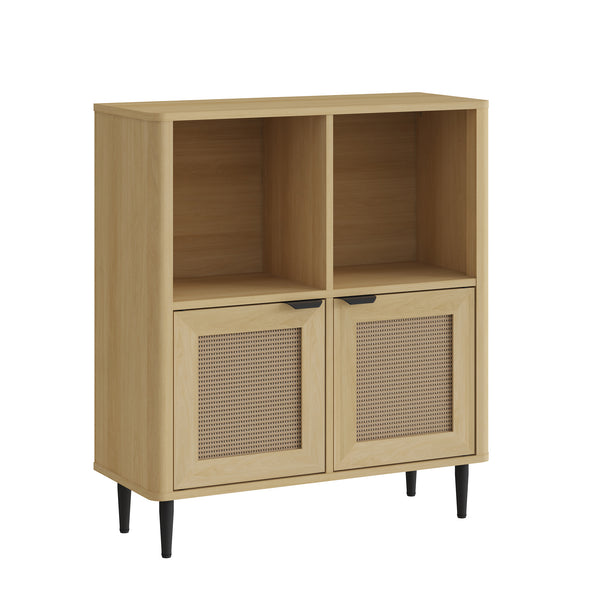 Kommode Lukhomso 85x75x30 cm Eicheoptik [en.casa]