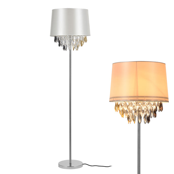 Stehleuchte 165 x Ø 40 cm Weiß lux.pro