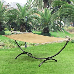 Gestell Hängematte 290 cm Schwarz Universell casa.pro