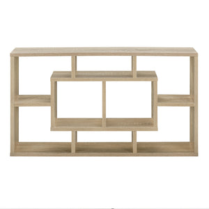 Wandregal Saputit 85 x 47,5 x 16 cm Hängeregal in Eichen-Optik en.casa
