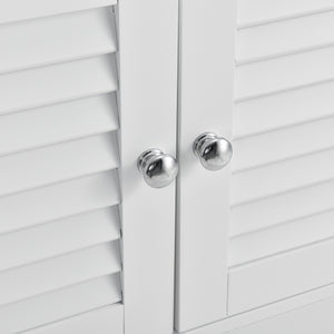 Badezimmerschrank Waterford 60x60x30 cm Weiß en.casa