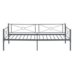 Metallbett Alvesta 90x200 cm mit Kaltschaummatratze versch. Farben en.casa