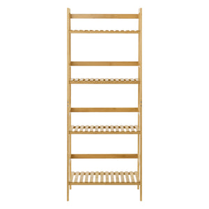 Bambus Leiterregal Vinje 48x32x123cm [en.casa]