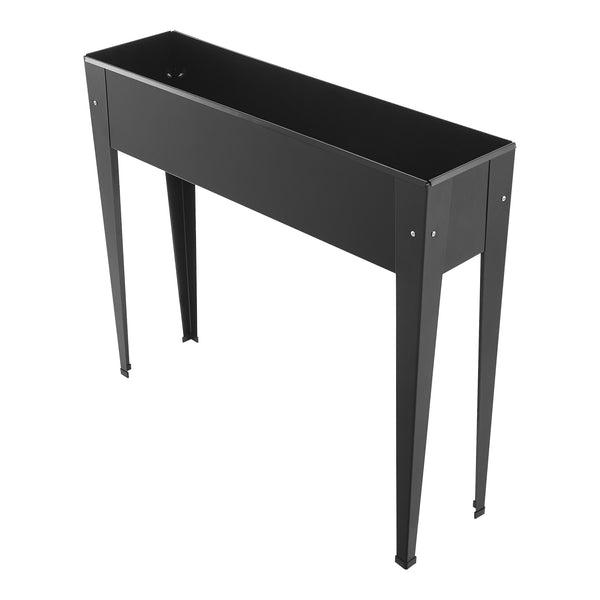 Hochbeet Lelystad 98x25x82cm Stahl Anthrazit [en.casa]