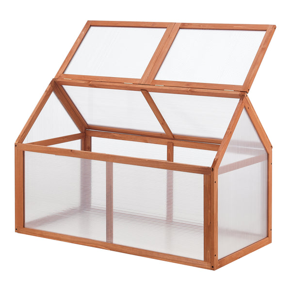 Frühbeet Duiven 100 x 55 cm Kiefernholz [casa.pro]