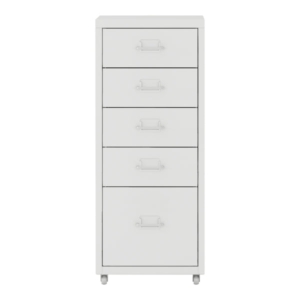 Rollcontainer Kökar mit 5 Schubladen 69x28x41 cm [en.casa]