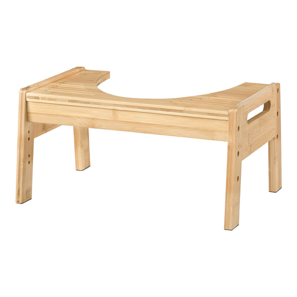 Toilettenhocker Kalajoki Toilettenhilfe Bambus [en.casa]