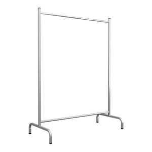 Kleiderständer Staffanstorp 137x104x48cm Silber [en.casa]