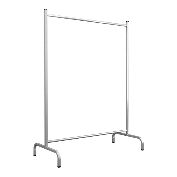 Kleiderständer Staffanstorp 137x104x48cm Silber [en.casa]