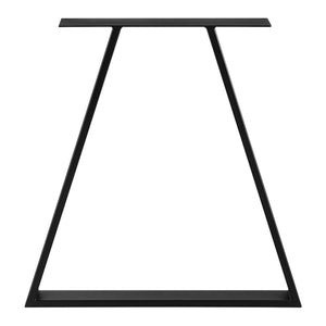 Tischgestell Lyngby 2er-Set Stahl 72x55cm Schwarz [en.casa]