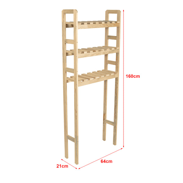 Waschmaschinenregal Alslev 160x64x21cm [en.casa]