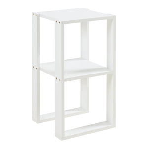 Beistelltisch Thyholm 55x30x30 cm Weiß [en.casa]