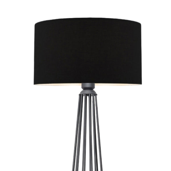 Stehlampe Neath Anthrazit / Schwarz [lux.pro]