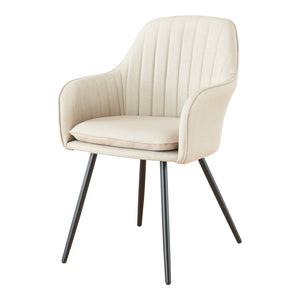 Esszimmerstuhl Kannonkoski im 2er Set Beige [en.casa]