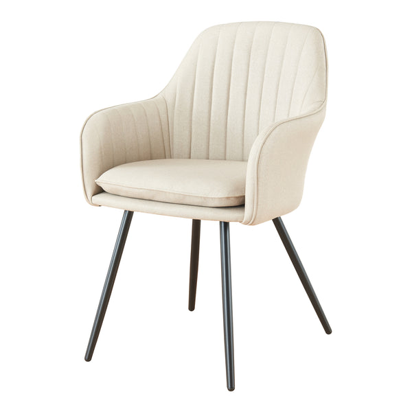 Esszimmerstuhl Kannonkoski im 2er Set Beige [en.casa]
