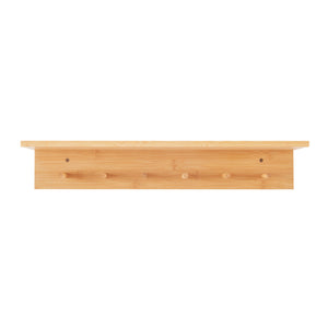 Wandgarderobe Fjord Bambus [en.casa]