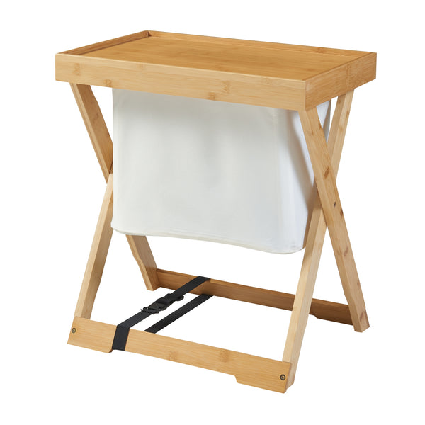 Picknicktisch Hattfjelldal 53x48x32cm Bambus [en.casa]