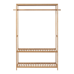 Garderobenständer Herøy 165x100x35cm Bambus [en.casa]