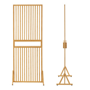 Raumteiler Fron 197x75,5x40 cm Bambus [en.casa]