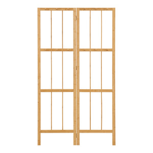 Eckgarderobe Hyllestad 165,5x92x8cm Bambus [en.casa]