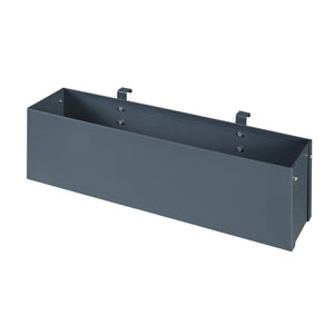 Blumenkasten Achtkarspelen 50x12x15cm Anthrazit [en.casa]