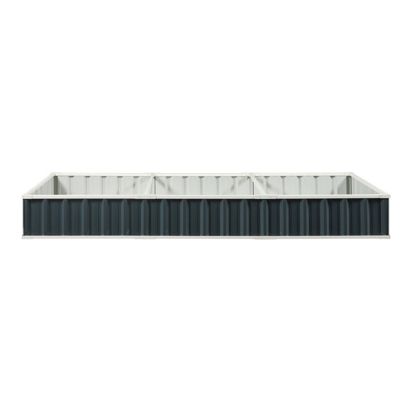 Hochbeet Albrandswaard 258x90x30 cm Anthrazit [en.casa]