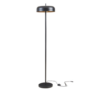 Stehleuchte Barton 2-flammig Metall 159 cm Schwarz [lux.pro]
