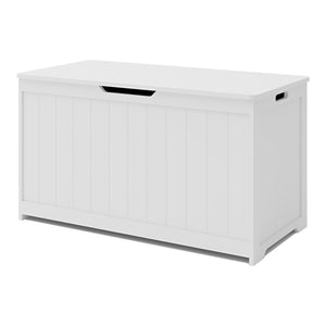Spielzeugkiste Podek 80x40x44,5 cm Weiß [en.casa]
